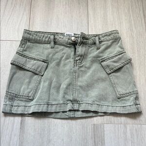 Princess Polly Olive Green Mini Skirt